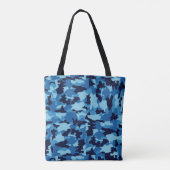 Patroon voor camouflage bij het leger tote bag (Achterkant)