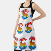 Patroon voor Cartoon met epic Pinata Schort (Insitu)