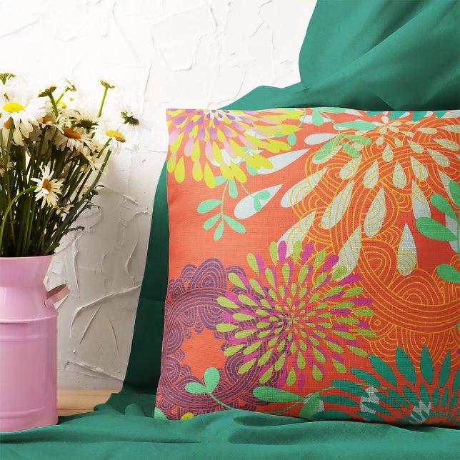 Patroon voor cirkels en cirkels kussen (Creator heeft geüpload)