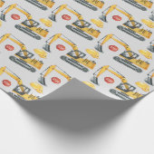 Patroon voor constructietransport en -tekens cadeaupapier (Hoek)