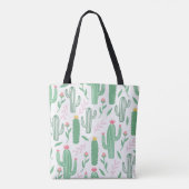 Patroon voor Cute Cactus Tote Bag (Achterkant)