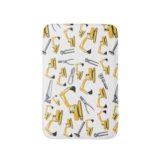 Patroon voor de constructie van graafmachines en g badmat (Voorkant Verticaal)