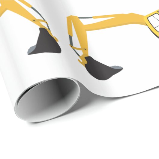 Patroon voor de constructie van graafmachines en g cadeaupapier (Rol Hoek)