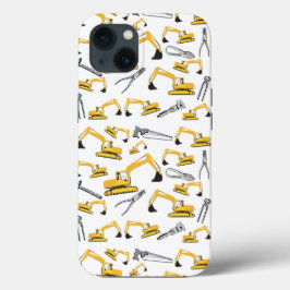 Patroon voor de constructie van graafmachines en g Case-Mate iPhone case