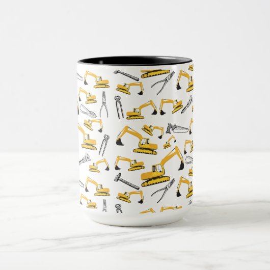 Patroon voor de constructie van graafmachines en g mok (Midden)