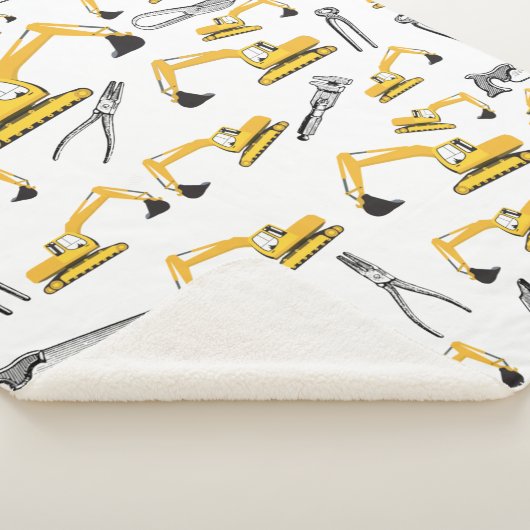 Patroon voor de constructie van graafmachines en g sherpa deken (3/4)