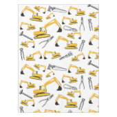 Patroon voor de constructie van graafmachines en g tafelkleed (Voorkant)