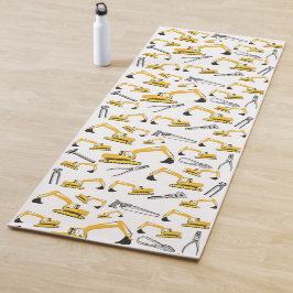 Patroon voor de constructie van graafmachines en g yogamat