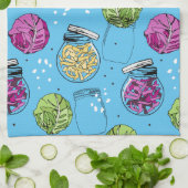 Patroon voor de fermentatie van Sauerkraut Theedoek (Gevouwen)