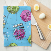 Patroon voor de fermentatie van Sauerkraut Theedoek (Quarter Fold)