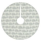 Patroon voor decoratieve schalen kerstboom rok (Voorkant)