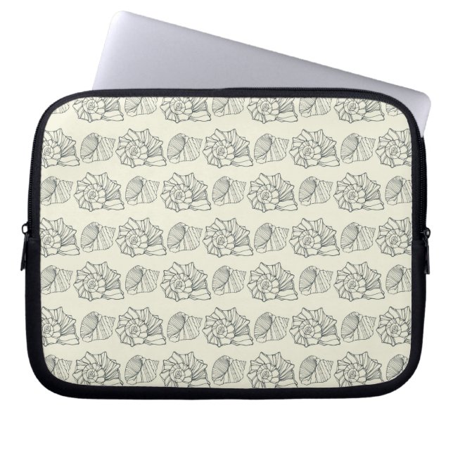 Patroon voor decoratieve schalen laptop sleeve (Voorkant)
