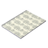 Patroon voor decoratieve schalen notitieboek (Linkerzijde)