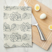 Patroon voor decoratieve schalen theedoek (Quarter Fold)