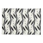 Patroon voor decoratieve zwarte wijnstokken kussensloop (Achterkant)