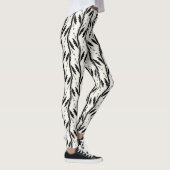 Patroon voor decoratieve zwarte wijnstokken leggings (Rechts)