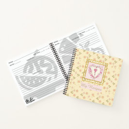  patroon voor feminine-sterren op maat gepersonali notitieboek