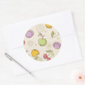 Patroon voor fouten ronde sticker (Envelop)