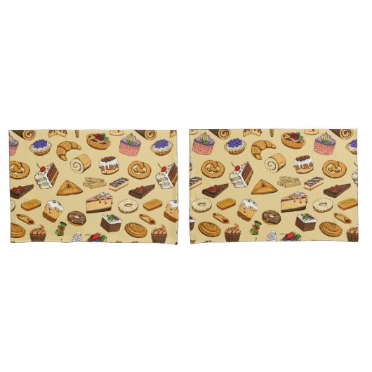 Patroon voor gebak kussensloop (Voorkant-Set)