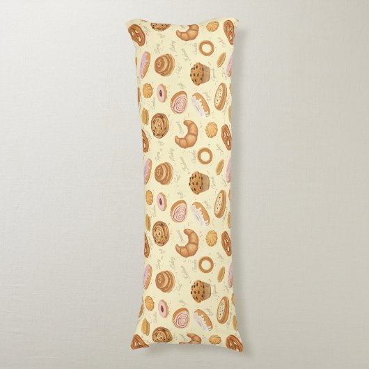 Patroon voor gebak lichaamskussen (Voorkant Verticaal)