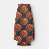 Patroon voor gebilderd basketbal flesjeskoeler (Voorkant)