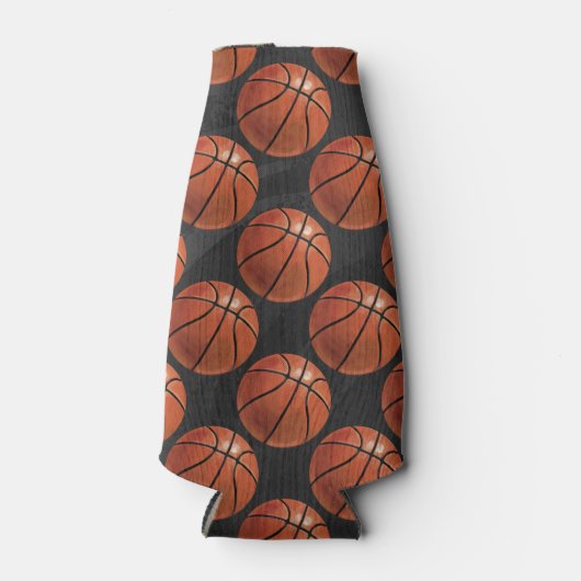 Patroon voor gebilderd basketbal flesjeskoeler (Voorkant)