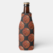 Patroon voor gebilderd basketbal flesjeskoeler (Fles Voorkant)