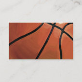 Patroon voor gebilderd basketbal visitekaartje (Achterkant)