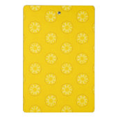 Patroon voor geel ananasappel mini klembord (Achterkant)