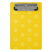 Patroon voor geel ananasappel mini klembord (Voorkant)