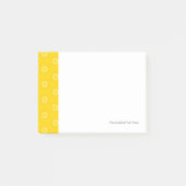 Patroon voor geel ananasappel post-it® notes (Voorkant)