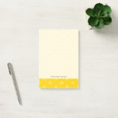 Patroon voor geel ananasappel post-it® notes (Kantoor)