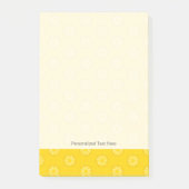 Patroon voor geel ananasappel post-it® notes (Voorkant)