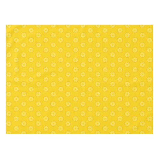 Patroon voor geel ananasappel tafelkleed (Voorkant (Horizontaal))