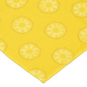 Patroon voor geel ananasappel tafelkleed (Gekanteld)