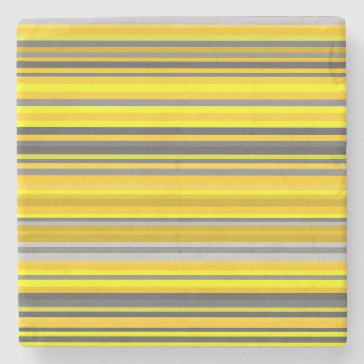 Patroon voor Geel en Grijs Stenen Onderzetter (Voorkant)