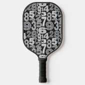 Patroon voor gefragmenteerde nummers pickleball paddle (Voorkant)