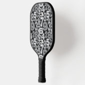Patroon voor gefragmenteerde nummers pickleball paddle (Links)