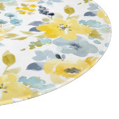 Patroon voor gele en blauwe Waterverf Snijplank (Hoek)