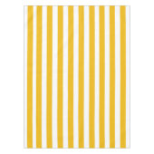 Patroon voor gele en witte strepen tafelkleed (Voorkant)