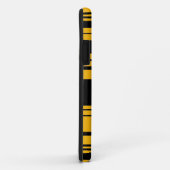 Patroon voor gele en zwarte strepen Case-Mate iPhone case (Achterkant/rechts)