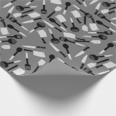 Patroon voor gereedschap koken cadeaupapier (Hoek)