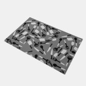 Patroon voor gereedschap koken deurmat (Schuin)