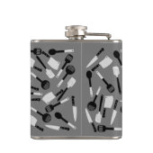 Patroon voor gereedschap koken heupfles (Achterkant)