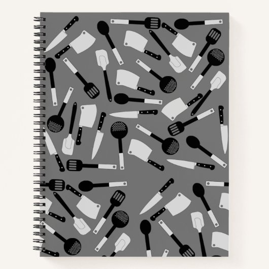 Patroon voor gereedschap koken notitieboek (Voorkant)