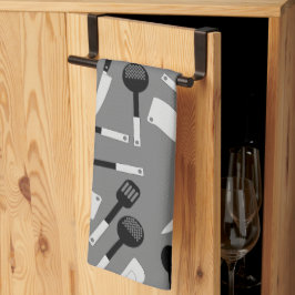 Patroon voor gereedschap koken theedoek