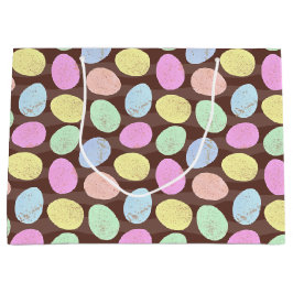 Patroon voor gespikkelde Snoepjes paaseieren Groot Cadeauzakje