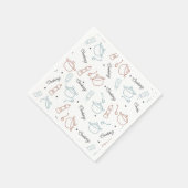 Patroon voor goed koken met liefde servet (Hoek)