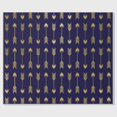 Patroon voor goudolierijgen cadeaupapier (Vlak)