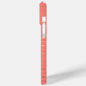 Patroon voor goudpijlen op koraal Case-Mate iPhone case (Achterkant / Links)